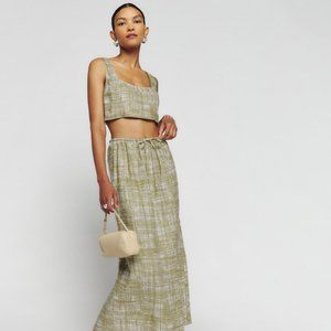 Reformation Amir Linen Two Piece Size XS NWT
